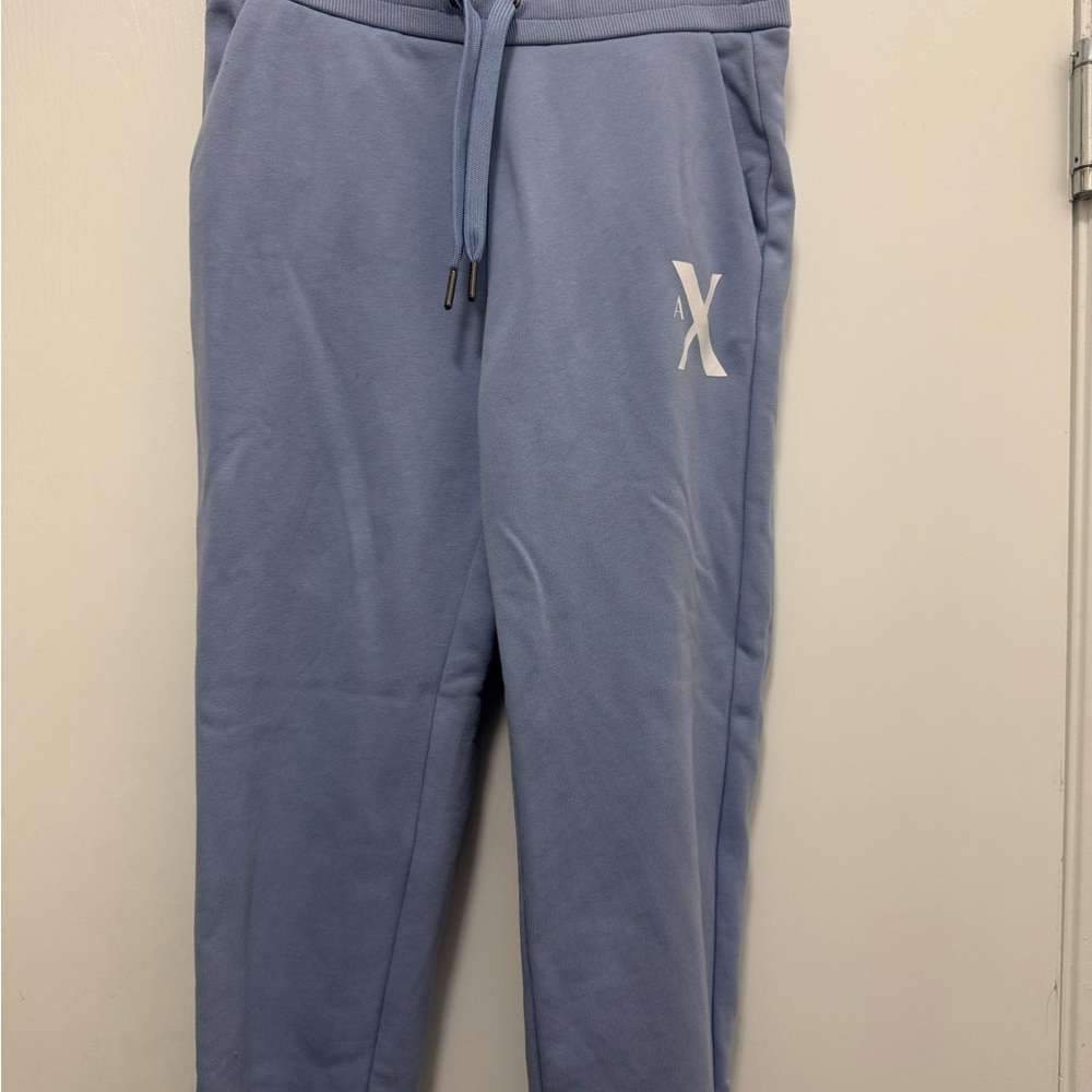 Armani Exchange Light Blue Set with White Logo - Picture 3 of 6